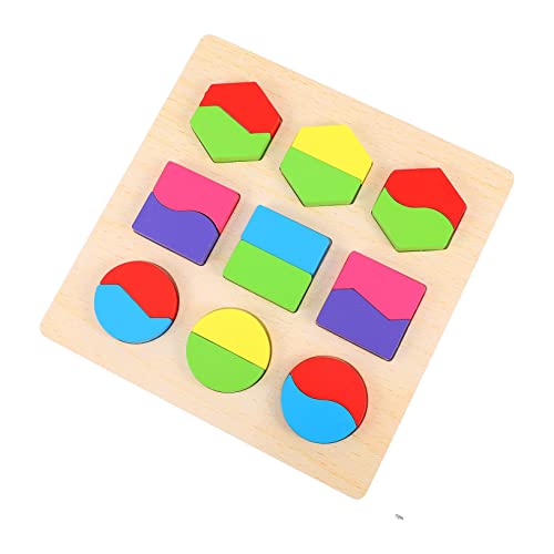 KONTONTY 1Satz Holzform Puzzle für Kleinkinder Pädagogisches Lernspielzeug Hand Augen Koordination und Problemlösungsfähigkeiten für Drinnen und Draußen Perfektes KONTONTY 1Satz Holzform Puzzle für Kleinkinder Pädagogisches Lernspielzeug Hand Augen Koordination und Problemlösungsfähigkeiten für Drinnen und Draußen Perfektes von KONTONTY