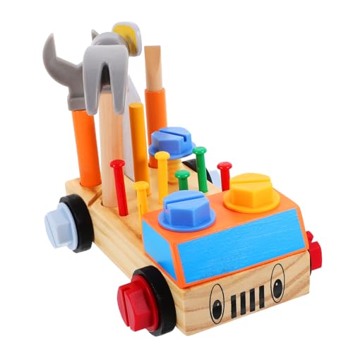 KONTONTY 1Satz Holzspielzeug Auto zum Zusammenbauen Pädagogisches Werkzeugspielzeug für Motorikspielzeug zur Montage und Demontage für Drinnen und Draußen Fördert Feinmotorik KONTONTY 1Satz Holzspielzeug Auto zum Zusammenbauen Pädagogisches Werkzeugspielzeug für Motorikspielzeug zur Montage und Demontage für Drinnen und Draußen Fördert Feinmotorik von KONTONTY