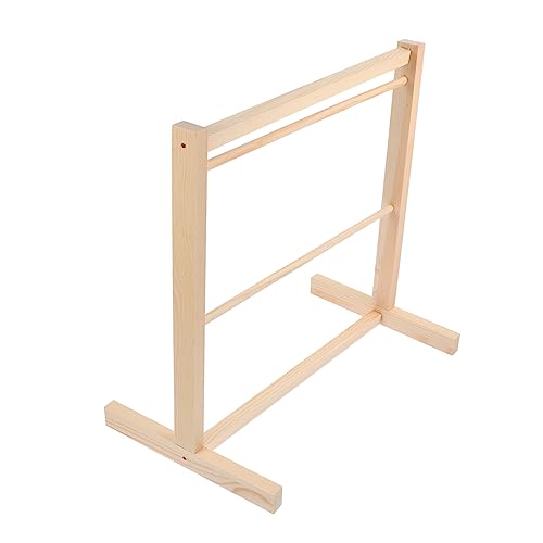 KONTONTY 1Satz Puppen Kleiderständer aus Holz Puppen Kleid Rack für Kinderzimmer und Puppenhaus zur Aufbewahrung und Präsentation von Puppenkleidern Langlebig und Praktisch KONTONTY 1Satz Puppen Kleiderständer aus Holz Puppen Kleid Rack für Kinderzimmer und Puppenhaus zur Aufbewahrung und Präsentation von Puppenkleidern Langlebig und Praktisch von KONTONTY