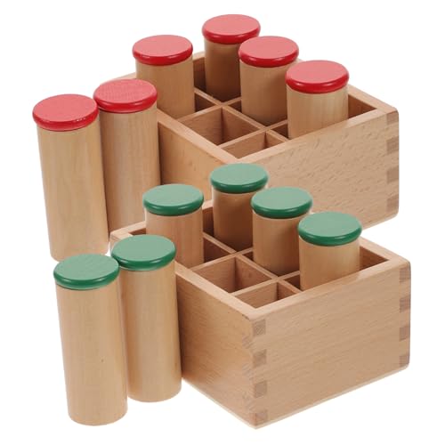 KONTONTY 1Satz Sensorisches Hörspielzeug Pädagogischer Schallzylinder für Schüttelbox Logischem und Intellektuellem für Kleinkinder Ab Jahr KONTONTY 1Satz Sensorisches Hörspielzeug Pädagogischer Schallzylinder für Schüttelbox Logischem und Intellektuellem für Kleinkinder Ab Jahr von KONTONTY