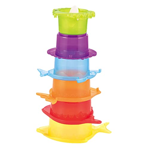 KONTONTY 1Satz Stapelbecher Badespielzeug für Strand Badewanne Transparentes Cartoon Design Fördert Kreativität und Motorische Fähigkeiten für Jungen und Ab KONTONTY 1Satz Stapelbecher Badespielzeug für Strand Badewanne Transparentes Cartoon Design Fördert Kreativität und Motorische Fähigkeiten für Jungen und Ab von KONTONTY