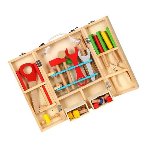 KONTONTY 1Satz Werkzeugkoffer Hochsimulierte Reparaturwerkzeuge für Kreatives Rollenspiel für Jungen und Fördert Sensorische Fähigkeiten und Ordnung KONTONTY 1Satz Werkzeugkoffer Hochsimulierte Reparaturwerkzeuge für Kreatives Rollenspiel für Jungen und Fördert Sensorische Fähigkeiten und Ordnung von KONTONTY