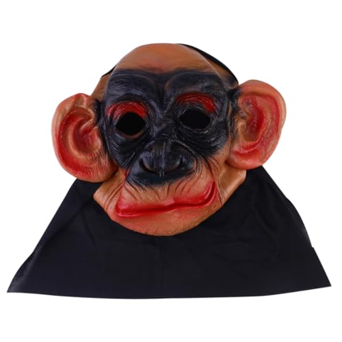 KONTONTY 1stk Gorilla-maske Realistische Maske Horror-maske Dekorativ Erwachsene Maske Tiermasken Unheimlich Cosplay-kostüm Knifflig Abschlussball Maske Affe Erwachsener Leistungsrequisiten von KONTONTY
