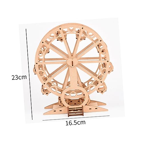 KONTONTY Riesenrad-modellbausatz Holz-riesenrad Für Erwachsene Und Jungen Und Ihr Eigenes Pädagogisches Mechanisches Spielzeug KONTONTY Riesenrad-modellbausatz Holz-riesenrad Für Erwachsene Und Jungen Und Ihr Eigenes Pädagogisches Mechanisches Spielzeug von KONTONTY