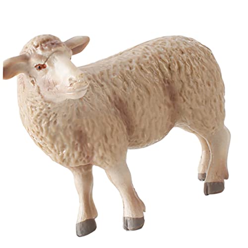 KONTONTY 1Stk Schafverzierung für Tiere Schaf-Skulptur Lamm REH Ziege Gans künstlich Miniaturen von Schafen Schaf-Modell Schaf-Ornament kreative Schafverzierung KONTONTY 1Stk Schafverzierung für Tiere Schaf-Skulptur Lamm REH Ziege Gans künstlich Miniaturen von Schafen Schaf-Modell Schaf-Ornament kreative Schafverzierung von KONTONTY