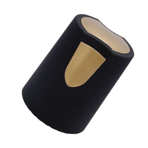 KONTONTY 1Stk Würfelbecher Spielwürfel Becher Behälter Bleistiftbecher Milchkrug Spender Stapler Zubehör für Barspiele Würfel Aufbewahrungsbecher Barzubehör Würfel Zubehör Plastik Golden von KONTONTY