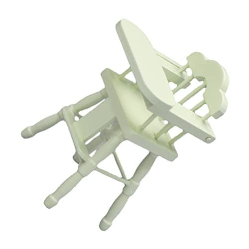 KONTONTY 1Stück Mini Hocker Kinderzimmer Deko Holzstuhl Modell Für Puppenhaus Kompaktes Perfektes Zubehör Für Rollenspiele Und Kreative Einrichtungsideen Entzückendes Design Für Kleine Räume von KONTONTY