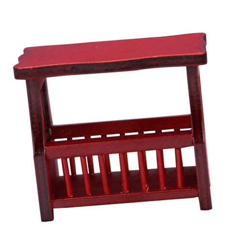 KONTONTY 1Stück Puppenhaus Teetisch Retro Design Für Kinderzimmer Und Sammler Aus Hochwertigem Holz Für Kreative Spielmomente von KONTONTY