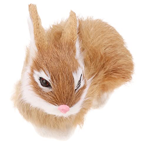 KONTONTY Bunny Figuren Mini Simulation Plüsch Lebensechte Tier Für Home Party Freunde von KONTONTY