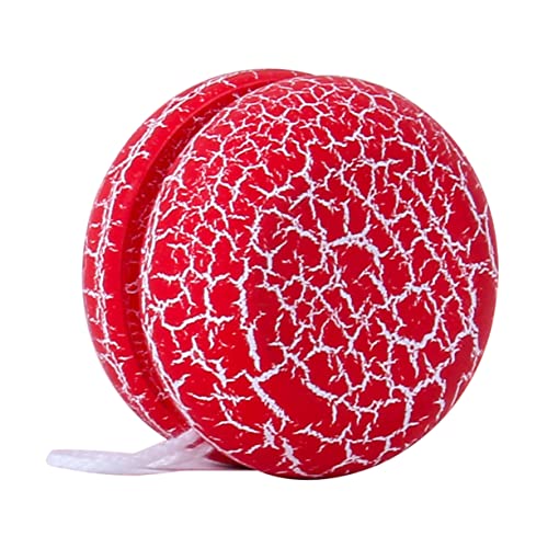 KONTONTY Holz-jo-kinderspielzeug Yoyo Unique Cracks Präsentiert Kinder- -Spielzeug Rot von KONTONTY