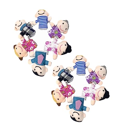 KONTONTY 2 Familie Fingerpuppen Kindergarten fingerpuppen-Set Fingerpuppen für Pädagogisches Puppen für Vorstellungskraft puppentrage Fingerpuppen der Familie KONTONTY 2 Familie Fingerpuppen Kindergarten fingerpuppen-Set Fingerpuppen für Pädagogisches Puppen für Vorstellungskraft puppentrage Fingerpuppen der Familie von KONTONTY