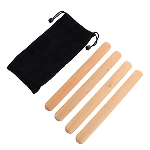 KONTONTY 2 Paare Lummi Stick Rhythmus Sticks aus Naturholz mit Tragetasche für Musikinstrument zur des Rhythmusgefühls für Djembe und Cajon als zu Weihnachten und Neujahr KONTONTY 2 Paare Lummi Stick Rhythmus Sticks aus Naturholz mit Tragetasche für Musikinstrument zur des Rhythmusgefühls für Djembe und Cajon als zu Weihnachten und Neujahr von KONTONTY