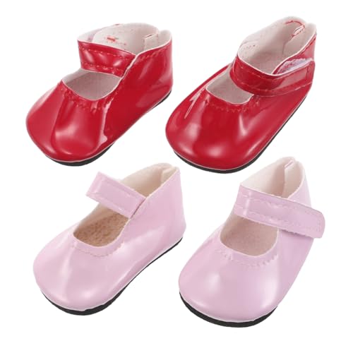 KONTONTY 2 Paare Puppenschuhe für Puppen Realistische Prinzessin Schuhe aus Kunstleder Mini Ersatzschuhe für Basteln Vielseitig Kombinierbar Sicherer Sitz für Spiel und Dekoration KONTONTY 2 Paare Puppenschuhe für Puppen Realistische Prinzessin Schuhe aus Kunstleder Mini Ersatzschuhe für Basteln Vielseitig Kombinierbar Sicherer Sitz für Spiel und Dekoration von KONTONTY