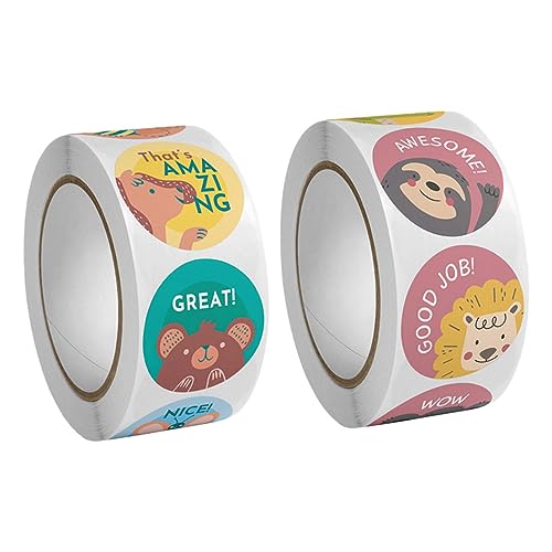KONTONTY Ermutigungsaufkleber Für Jungen Und Mädchen 2 Rollen Mit Cartoon-aufklebern Selbstklebendes Design Für KONTONTY Ermutigungsaufkleber Für Jungen Und Mädchen 2 Rollen Mit Cartoon-aufklebern Selbstklebendes Design Für von KONTONTY