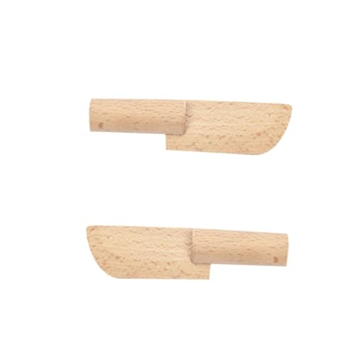 KONTONTY 2 STÜCK Holz Küchenspielzeug Lustiges Schneide für Simuliertes Küchenmesser aus Buchenholz für Rollenspiele im Kindergarten und Zuhause S KONTONTY 2 STÜCK Holz Küchenspielzeug Lustiges Schneide für Simuliertes Küchenmesser aus Buchenholz für Rollenspiele im Kindergarten und Zuhause S von KONTONTY