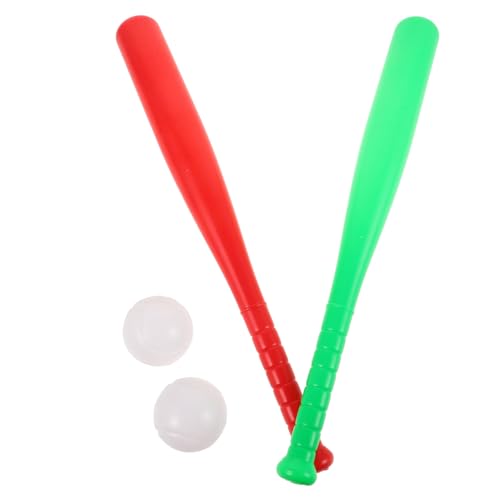 KONTONTY 2 Sätze Baseballschlägerspielzeug für kinderspielzeug Outdoor gehirn Training Outdoor Toys Yard-Baseballschläger Baseball- PVC von KONTONTY