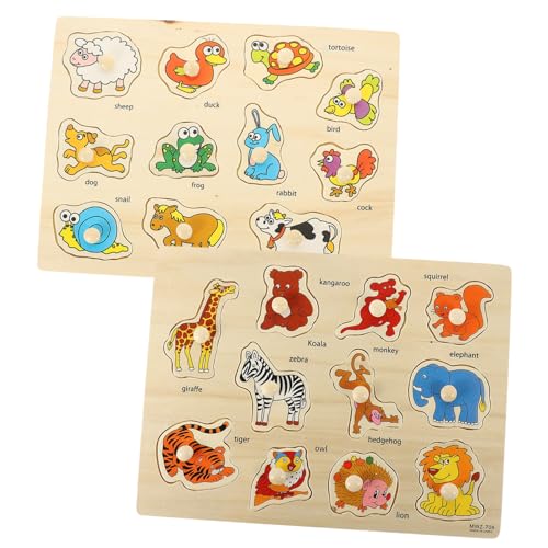 KONTONTY 2 Sätze Brettpuzzle Greifen Pädagogisches Kleinkindspielzeug Steckpuzzle Für Puzzle- Für Lernrätsel Für Kleinkinder -Puzzle- -rätsel Holz KONTONTY 2 Sätze Brettpuzzle Greifen Pädagogisches Kleinkindspielzeug Steckpuzzle Für Puzzle- Für Lernrätsel Für Kleinkinder -Puzzle- -rätsel Holz von KONTONTY