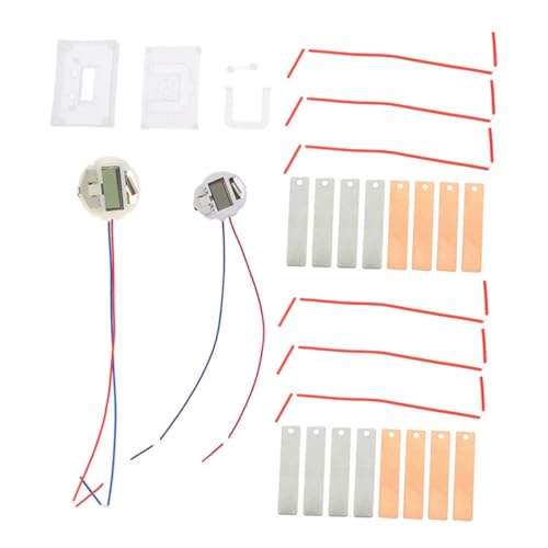KONTONTY 2 Sätze DIY Obstbatterie Experimentierset mit Kupferplatten für Schüler Einfache Zusammenbau Physik Lernspielzeug für Schule und Zuhause Kreatives Wissenschaftsspielzeug von KONTONTY