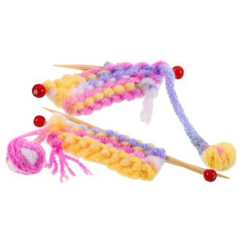 KONTONTY 2 Sätze Mini-Simulationswolle 1:12 Strickgarn Strickspielzeug aus Wolle 1:12 Minigarn Garn im Maßstab 1:12 Mini gestrickter Puppenhaus-DIY-Ball Puppenhaus-Strickdekoration hölzern KONTONTY 2 Sätze Mini-Simulationswolle 1:12 Strickgarn Strickspielzeug aus Wolle 1:12 Minigarn Garn im Maßstab 1:12 Mini gestrickter Puppenhaus-DIY-Ball Puppenhaus-Strickdekoration hölzern von KONTONTY