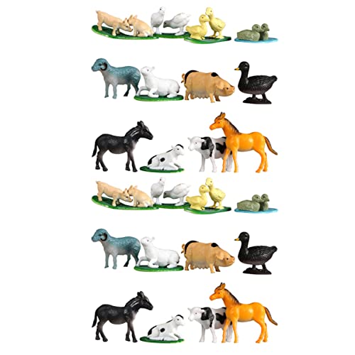 KONTONTY 2 Sätze Tiermodell für kinderspielzeug Simulierte Tierfiguren Toys Bauernhof-Tiere-Statue Kindertierfigur Tierfiguren- gefälschtes Tierspielzeug PVC KONTONTY 2 Sätze Tiermodell für kinderspielzeug Simulierte Tierfiguren Toys Bauernhof-Tiere-Statue Kindertierfigur Tierfiguren- gefälschtes Tierspielzeug PVC von KONTONTY