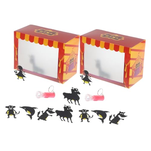 KONTONTY 2 Satz DIY Schattenpuppen Theater Set für Interaktives Bastelspielzeug Geschichtenerzählen Kreativität und Feinmotorik Imaginative Rollenspiele und Familienunterhaltung KONTONTY 2 Satz DIY Schattenpuppen Theater Set für Interaktives Bastelspielzeug Geschichtenerzählen Kreativität und Feinmotorik Imaginative Rollenspiele und Familienunterhaltung von KONTONTY