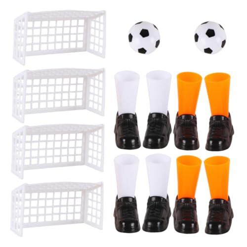 KONTONTY 2 Satz Mini-Finger-Fußballspielzeug lustige Fingerspielzeuge Fingerfußballspiel Fußballspiele Fingerpuppen aus Kunststoff Fußball-Actionfiguren Plastik von KONTONTY