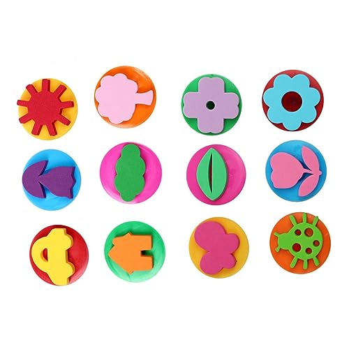 KONTONTY Malset Für Jungen Und Mädchen 6 Lustige Muster Stempel Kinderspielzeug Pädagogisches Graffiti-stempelset KONTONTY Malset Für Jungen Und Mädchen 6 Lustige Muster Stempel Kinderspielzeug Pädagogisches Graffiti-stempelset von KONTONTY
