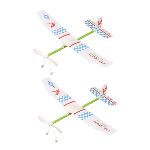 KONTONTY Kinderflugzeugspielzeug 2er-Pack Pädagogische Flugzeugmodelle Segelflugzeug Einfach Zusammenzubauen Für Kinder Und Freunde KONTONTY Kinderflugzeugspielzeug 2er-Pack Pädagogische Flugzeugmodelle Segelflugzeug Einfach Zusammenzubauen Für Kinder Und Freunde von KONTONTY
