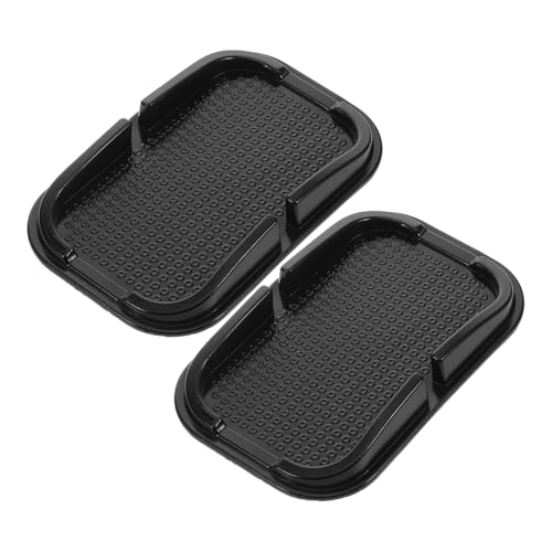 KONTONTY 2 Stück Auto Armaturenbrett Matte mit Rutschfestem Handyhalter Autozubehör für Sicheren Handyplatz und Organisierten Stauraum im Fahrzeug KONTONTY 2 Stück Auto Armaturenbrett Matte mit Rutschfestem Handyhalter Autozubehör für Sicheren Handyplatz und Organisierten Stauraum im Fahrzeug von KONTONTY