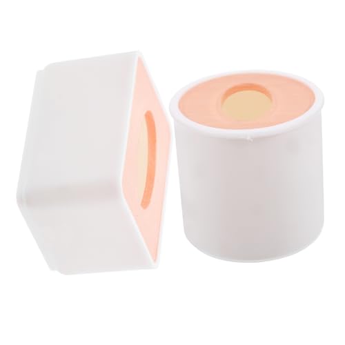 KONTONTY Miniaturen Puppenhaus Zubehör 2 Stück Box Miniatur Taschentuchbox Mini Puppenhaus Zubehör b Ornamente Für Papierhandtuchhalter Miniatur Ornament Mini Taschentuchhalter Kunststoff von KONTONTY