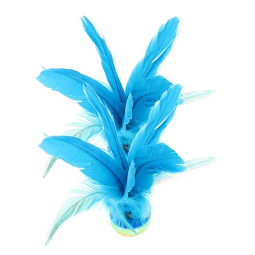 KONTONTY Federball Badminton-Birdie Für Kinder Fitness-Federball Schlüsselresistenter Federball Für Innen Und Außen KONTONTY Federball Badminton-Birdie Für Kinder Fitness-Federball Schlüsselresistenter Federball Für Innen Und Außen von KONTONTY