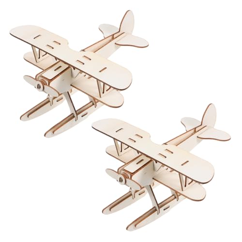 KONTONTY 2 Stück DIY Holzflugzeug Bausatz Set aus Holz für Kreative Bemalbarer Gleiter Modellflugzeug Fördert Feinmotorik Räumliches Denken und Künstlerische Fähigkeiten Kompakt und KONTONTY 2 Stück DIY Holzflugzeug Bausatz Set aus Holz für Kreative Bemalbarer Gleiter Modellflugzeug Fördert Feinmotorik Räumliches Denken und Künstlerische Fähigkeiten Kompakt und von KONTONTY