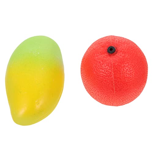KONTONTY 2 Stück Dekorative Frucht Shaker für Maraca Musikinstrument Kognitiven Fähigkeiten für Musikalische Früherziehung Mango Orange KONTONTY 2 Stück Dekorative Frucht Shaker für Maraca Musikinstrument Kognitiven Fähigkeiten für Musikalische Früherziehung Mango Orange von KONTONTY