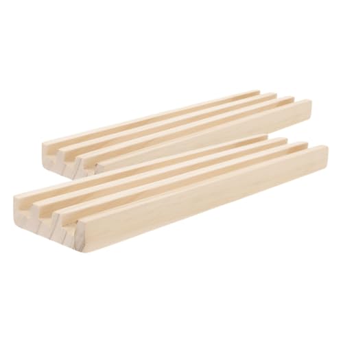 KONTONTY 2 Stück Domino-Basis Mahjong-ständer Spielhalter Domino-tabletts Domino-Halter-Fach Mexikanisches Zugzubehör Halter Aus Holz Kleine Mahjong-unterstützung Kiefernholz Beige KONTONTY 2 Stück Domino-Basis Mahjong-ständer Spielhalter Domino-tabletts Domino-Halter-Fach Mexikanisches Zugzubehör Halter Aus Holz Kleine Mahjong-unterstützung Kiefernholz Beige von KONTONTY