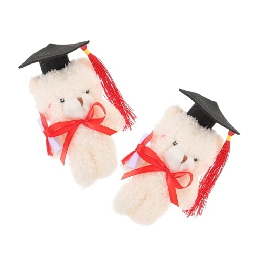 KONTONTY 2 Stück Dr. Bärenpuppe Kuscheltier Abschlusskappe Plüsch-Abschluss Plüschtiere Plüschbären Abschlussfeier College -Abschluss College hoch Partygeschenk mini gefüllt Gymnasium Beige KONTONTY 2 Stück Dr. Bärenpuppe Kuscheltier Abschlusskappe Plüsch-Abschluss Plüschtiere Plüschbären Abschlussfeier College -Abschluss College hoch Partygeschenk mini gefüllt Gymnasium Beige von KONTONTY