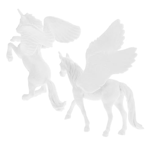 KONTONTY 2 Stück Einhorn Malspielzeug DIY Figuren für Unbemalte Einhornmodelle aus Robustem Kreative Bastelideen für Geburtstagsgeschenke und Feiertage Fördert Feinmotorik und Kreativität KONTONTY 2 Stück Einhorn Malspielzeug DIY Figuren für Unbemalte Einhornmodelle aus Robustem Kreative Bastelideen für Geburtstagsgeschenke und Feiertage Fördert Feinmotorik und Kreativität von KONTONTY