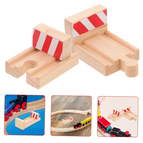 KONTONTY 2 Stück Eisenbahngleis Schienen Rennwagen klassisches Eisenbahnspielzeug Zug Züge holzspielzeug spielzeugeisenbahn -Eisenbahn-Liebling Bahnhaltegleis Beige KONTONTY 2 Stück Eisenbahngleis Schienen Rennwagen klassisches Eisenbahnspielzeug Zug Züge holzspielzeug spielzeugeisenbahn -Eisenbahn-Liebling Bahnhaltegleis Beige von KONTONTY