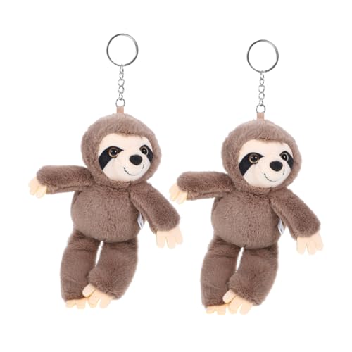 KONTONTY 2 Stück Faultier Schlüsselanhänger Mini Faultierpuppe Mini Plüschtierspielzeug Plüsch Schlüsselhalter Kleines Stofftier Plüsch Stofftier Mit Schlüsselanhänger Plüschtier KONTONTY 2 Stück Faultier Schlüsselanhänger Mini Faultierpuppe Mini Plüschtierspielzeug Plüsch Schlüsselhalter Kleines Stofftier Plüsch Stofftier Mit Schlüsselanhänger Plüschtier von KONTONTY