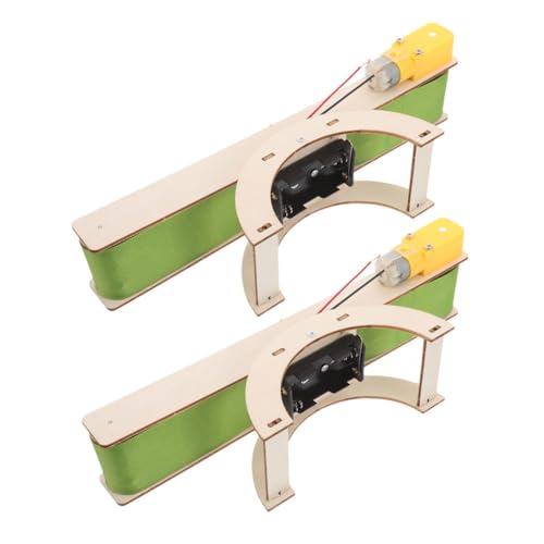 KONTONTY 2stücke Teiliger Elektrischer -modellbausatz DIY-wissenschaftsbausatz Für Schüler Mechanisches -Montage-Spielzeug Zum Selbermachen von KONTONTY