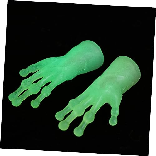 KONTONTY 2 Stück Grüne Fingerhandschuhe Cosplay Zubehör Halloween Kostüm Spaß Fingerabdeckung für Erwachsene und Gruselige Party Deko und Rollenspiel KONTONTY 2 Stück Grüne Fingerhandschuhe Cosplay Zubehör Halloween Kostüm Spaß Fingerabdeckung für Erwachsene und Gruselige Party Deko und Rollenspiel von KONTONTY