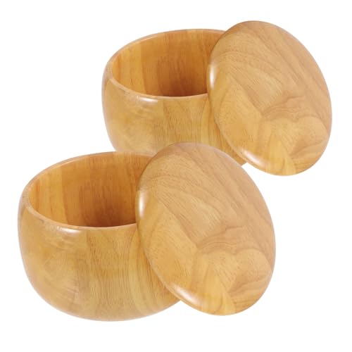 KONTONTY 2 Stück Holz Go Schachspiel Steine Aufbewahrungsschale Hochwertige Holzbehälter mit Deckel für Go Schachfiguren für Aufbewahrung von Schmuck und Mehr KONTONTY 2 Stück Holz Go Schachspiel Steine Aufbewahrungsschale Hochwertige Holzbehälter mit Deckel für Go Schachfiguren für Aufbewahrung von Schmuck und Mehr von KONTONTY