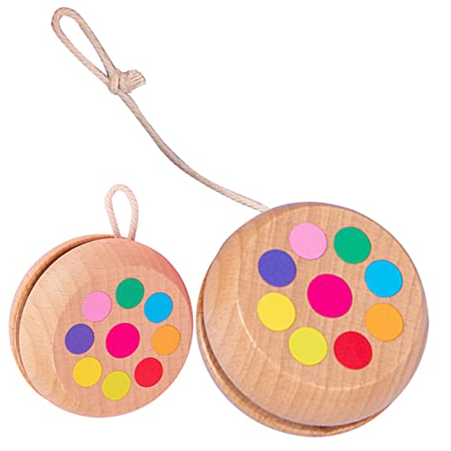 KONTONTY 2 Stück Jo-jo Holzspielzeug Fingerkuppenball Für Fingerspitzenspielzeug Für Lernspielzeug Für Fingerspielzeug Für Kinderspielzeug Kleine Hölzern KONTONTY 2 Stück Jo-jo Holzspielzeug Fingerkuppenball Für Fingerspitzenspielzeug Für Lernspielzeug Für Fingerspielzeug Für Kinderspielzeug Kleine Hölzern von KONTONTY