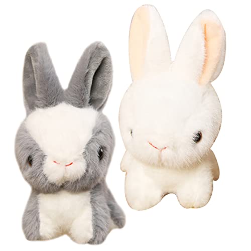 KONTONTY 2 Stück Kleiner Weißer Kaninchenanhänger Mini Hase Plüsch Ausgestopft Dekorationen Häschen Zeug Kaninchenfigur Weiches Gefülltes Tier Spielzeugkaninchen Pp Baumwolle KONTONTY 2 Stück Kleiner Weißer Kaninchenanhänger Mini Hase Plüsch Ausgestopft Dekorationen Häschen Zeug Kaninchenfigur Weiches Gefülltes Tier Spielzeugkaninchen Pp Baumwolle von KONTONTY