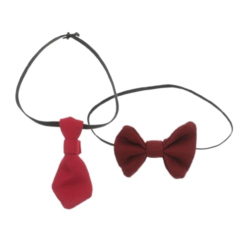 KONTONTY 2 Stück Krawatten und Vorgebundene für Puppen Outfits für Puppenhaus Kostümzubehör Rote Farben Vielseitig Einsetzbar KONTONTY 2 Stück Krawatten und Vorgebundene für Puppen Outfits für Puppenhaus Kostümzubehör Rote Farben Vielseitig Einsetzbar von KONTONTY