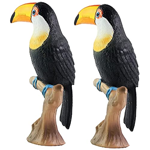KONTONTY 2 Stück Künstliche Vogeltierfiguren Vogelstatuen Und Figuren Für Den Innenbereich Wildtierfiguren Für Realistisches Tierspielzeug Spielzeugvögel Simulationstiere Schwarzer KONTONTY 2 Stück Künstliche Vogeltierfiguren Vogelstatuen Und Figuren Für Den Innenbereich Wildtierfiguren Für Realistisches Tierspielzeug Spielzeugvögel Simulationstiere Schwarzer von KONTONTY