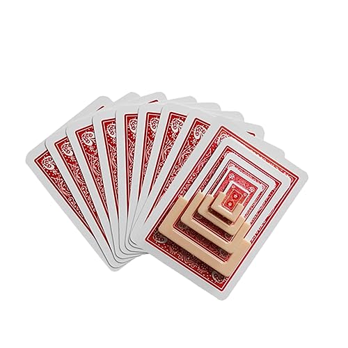 KONTONTY 2 Stück Schrumpf-Requisiten Für Spielkarten Lustige Tricks Werkzeuge Bühnen-Accessoires von KONTONTY