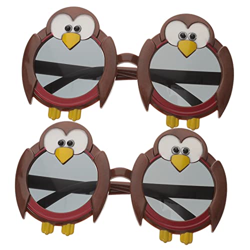 KONTONTY 2 Stück Lustige Eulen Brillen Partybrille Tierkostüm Foto Requisiten für Mädchen Jungen Jahre Partydeko Accessoire KONTONTY 2 Stück Lustige Eulen Brillen Partybrille Tierkostüm Foto Requisiten für Mädchen Jungen Jahre Partydeko Accessoire von KONTONTY