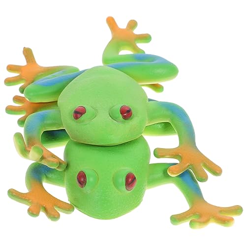 KONTONTY 2 Stück Lustige Stressspielzeuge Strapazierfähige Froschförmige Spielzeuge zur Stressbewältigung für Entspannung und Mentale Gesundheit KONTONTY 2 Stück Lustige Stressspielzeuge Strapazierfähige Froschförmige Spielzeuge zur Stressbewältigung für Entspannung und Mentale Gesundheit von KONTONTY
