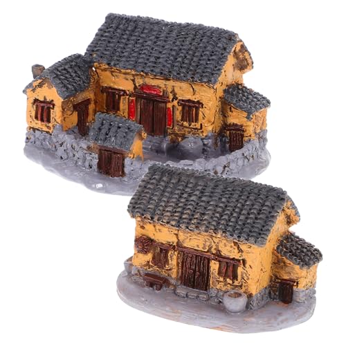 KONTONTY 2 Stück Mikro-landschaftshaus Deko Winzige Brücke Mikro-landschaftsornament-kit Mikrohaus Dorfhäuser Miniaturzaun Und Steinmodell Garten-mikro-landschaftsbau Mini Gartenhaus Harz KONTONTY 2 Stück Mikro-landschaftshaus Deko Winzige Brücke Mikro-landschaftsornament-kit Mikrohaus Dorfhäuser Miniaturzaun Und Steinmodell Garten-mikro-landschaftsbau Mini Gartenhaus Harz von KONTONTY