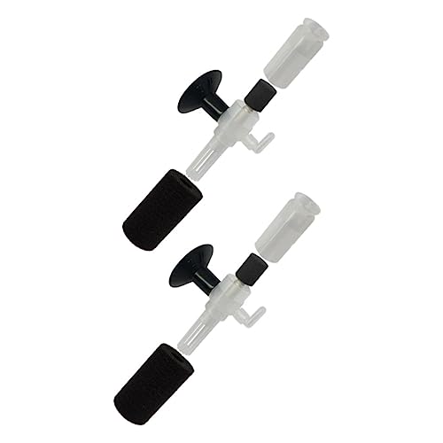 KONTONTY 2 Stück Mini Aquarium Filter Professionelle Sauerstoffgeräte für Kleine Fischbecken Effiziente Wasserfilter und Belüftung für Aquarienpflege und Gesunde Fische von KONTONTY